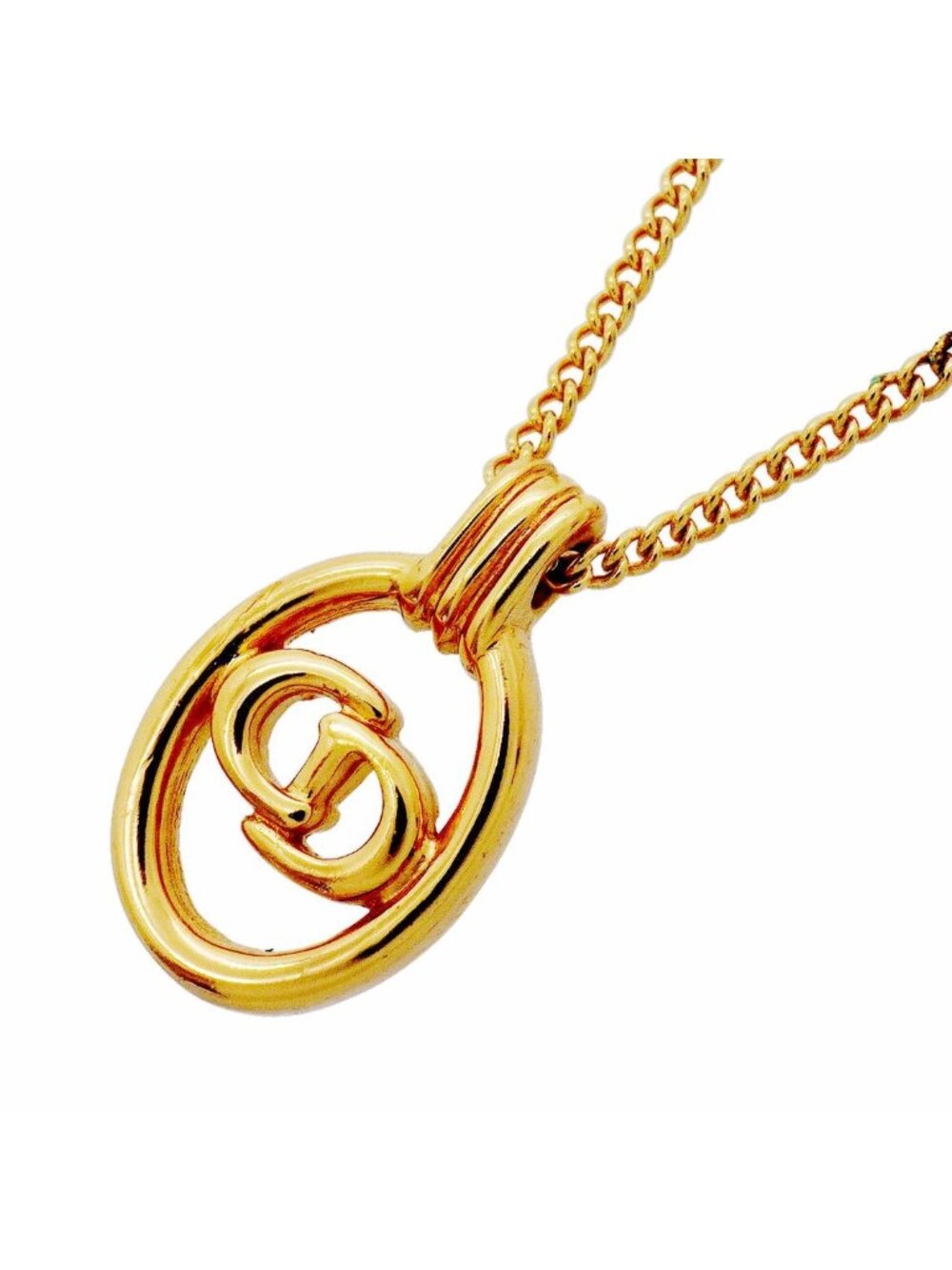 Dior Necklace CD Logo Gold Plated